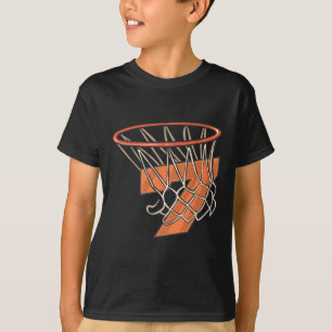 7. Geburtstag Basketball 7 Jahre Altes Kind von Bi T-Shirt