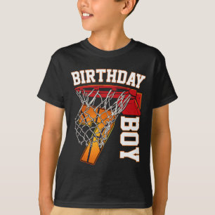 7. Geburtstag Basketball Basketball 7 Jahr Alter T T-Shirt