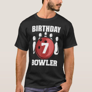 7. Geburtstag Bowler 7 Jahre alter Bowling Kinders T-Shirt