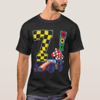 7. Geburtstag Boy Race Car Traffic Lights Racer 7