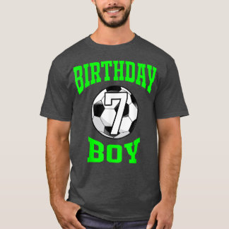 7. Geburtstag Boy Soccer 7 Jahre altes Kind T-Shirt