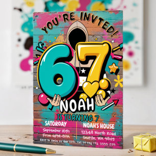 7. Geburtstag Einladung