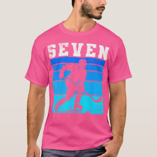7. Geburtstag Eishockey Boys Seven Hockey Geburtst T-Shirt