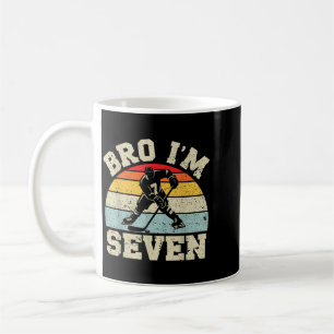7. Geburtstag Eishockey Junge 7 Jahre alt Hockey Kaffeetasse