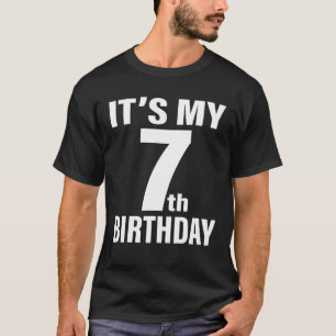 7. Geburtstag ist mein 7. Geburtstag 7 Jahre alt T-Shirt