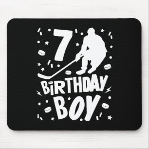 7. Geburtstag Junge Eishockey Kinder 7 Jahre altes Mousepad