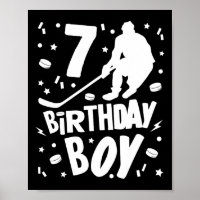 7. Geburtstag Junge Eishockey Kinder 7 Jahre altes