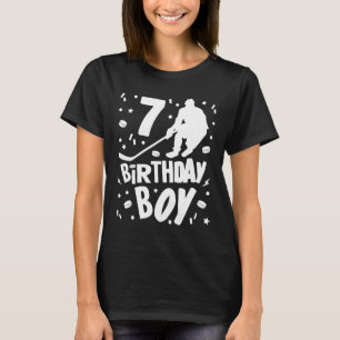 7. Geburtstag Junge Eishockey Kinder 7 Jahre altes T-Shirt
