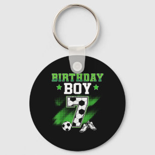 7. Geburtstag Junge Fußball 7 Jahre alt Sport 7 Ja Schlüsselanhänger