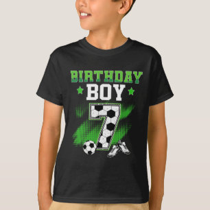 7. Geburtstag Junge Fußball 7 Jahre Sport 7 Jahre  T-Shirt