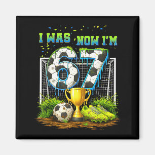 7. Geburtstag Kinder lustig Fußball war 6 7 Jahre Magnet
