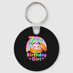 7. Geburtstag Mädchen Dumpling Kawaii Pastell Anim Schlüsselanhänger