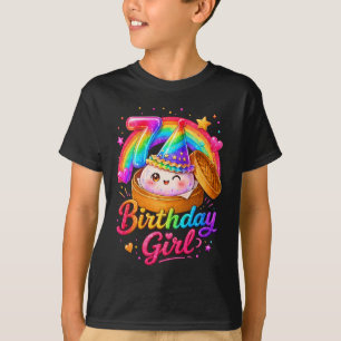 7. Geburtstag Mädchen Dumpling Kawaii Pastell Anim T-Shirt