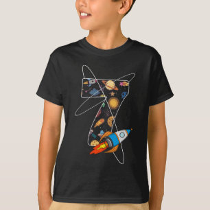 7. Geburtstag Mädchen Jungen Astronaut 7 Jahre al T-Shirt