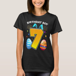 7. Geburtstag Ostern Sonnige Ohren 7 Jahre alt Bir T-Shirt