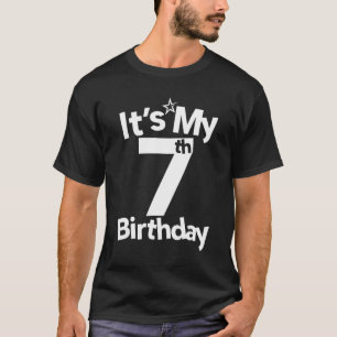 7. Geburtstag sein 7. Geburtstag 7. Geburtstag 7 J T-Shirt