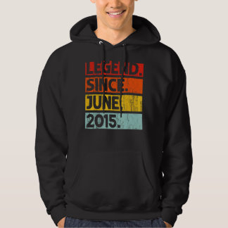 7. Geburtstag seit Juni 2015 7 Jahre alt Hoodie