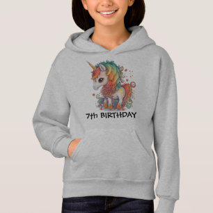 7. GEBURTSTAG UNICORN KIDS T - SHIRT