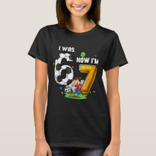 7. Geburtstag war 6 7 Fußball 67 Meme Jungen Kinde T-Shirt