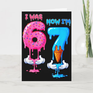 7. Geburtstag war 6, jetzt bin ich 7 lustiger 7. G Karte