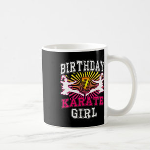 7. Geburtstags-Girl-Shirt - Karate 7 Jahre Kaffeetasse