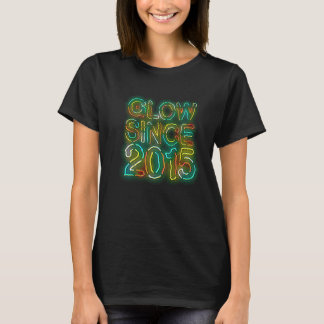 7. Geburtstags-Glow seit 2015 Vintage-Sonnenbrille T-Shirt