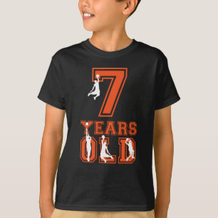 7. Geburtstags-Jungen-Shirt - Basketball-T - Shirt
