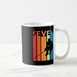 7. Geburtstagsgeschenk Sieben Vintage Hockey Gebur Kaffeetasse