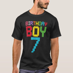 7. Geburtstagskuchen Meisterbauer 7 Jahre alter Bl T-Shirt