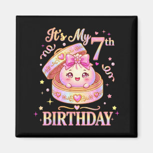 7. Geburtstagsmädchen Dumpling Kawaii Anime 7 Jahr Magnet