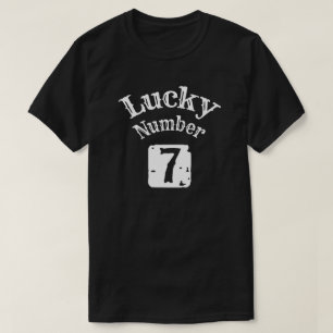 7 - Glück Nummer 7 Glück T-Shirt