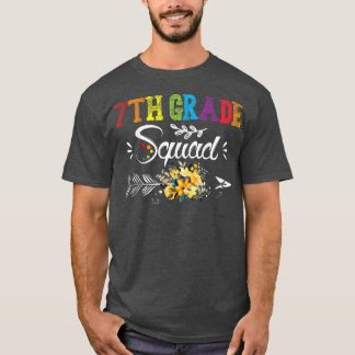 7. Grade Squad Dabbing Unicorn Zurück zur Schule T-Shirt
