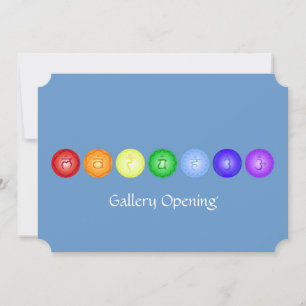 7 Hauptprüfkörper in einem Kreis Einladung