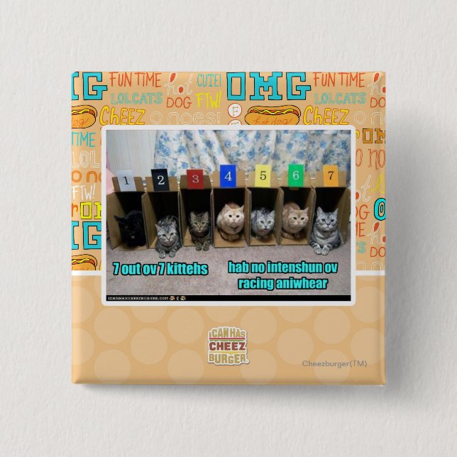 7 heraus ov 7 kittehs button (Vorderseite)