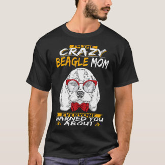 7 Ich bin die verrückte Beagle-Mama T-Shirt