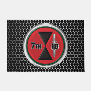 7. Infanterie-Division 7ID Veteran Fußmatte