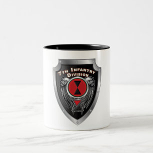 7. Infanterie-Division "Bayonet Division" Zweifarbige Tasse