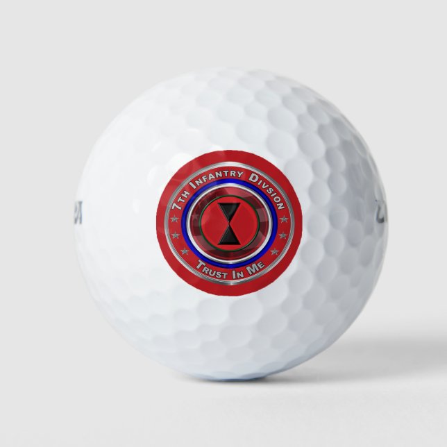 7. Infanterieabteilung "Bayonet Division" Golfball (Vorderseite)