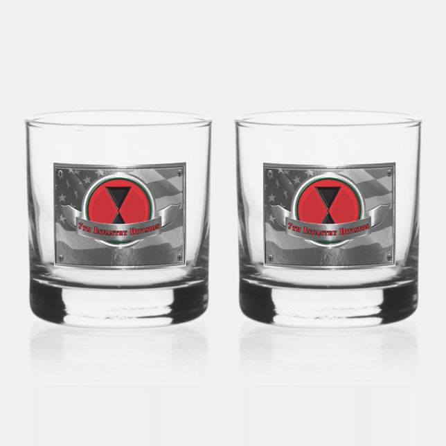 7. Infanterieabteilung Whiskyglas (Vorderseite)