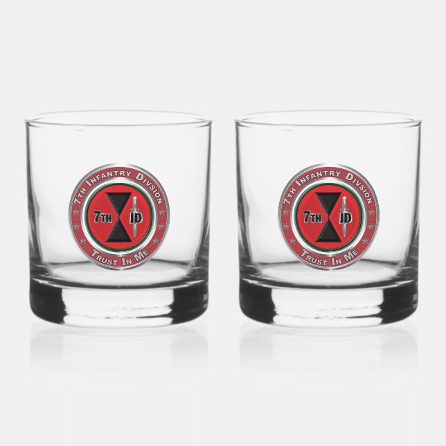 7. Infanterieabteilung Whiskyglas (Vorderseite)