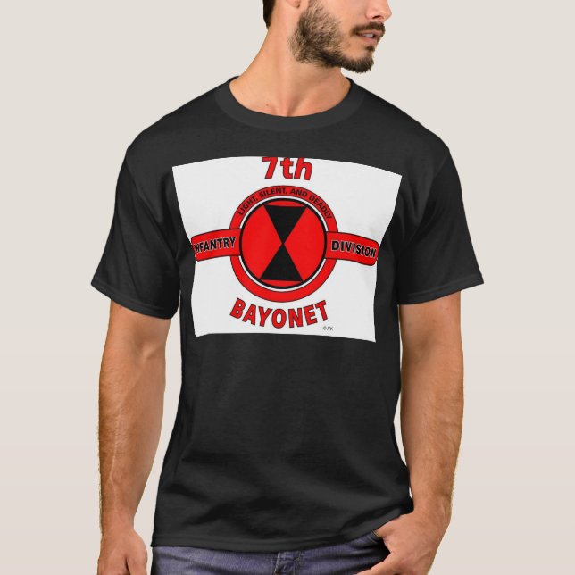 7. INFANTERIEDIVISION "BAJONETT-ABTEILUNG " T-Shirt (Vorderseite)