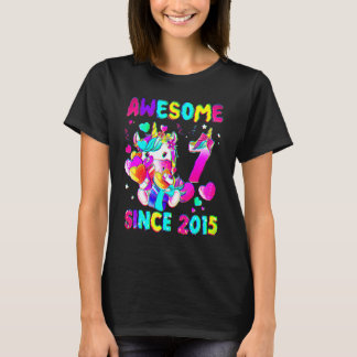7 Jahre alt 7. Geburtstag Einhorn Girl Phantastisc T-Shirt