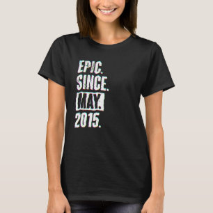 7 Jahre alt 7. Geburtstag Epic Seit Mai 2015 T-Shirt