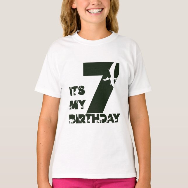 7 Jahre alt T-Shirt (Vorderseite)