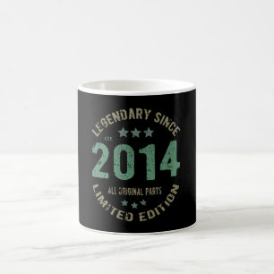 7 Jahre alt Tag 2014 Legend seit 7. Geburtstag Kaffeetasse