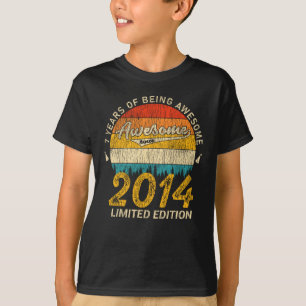 7 Jahre alt Tagesrücklauf Phantastisch 7. Geburtst T-Shirt