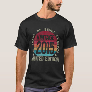 7 Jahre alt Vintag 2015 Limited Edition 7. Geburts T-Shirt
