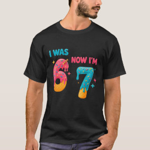 7 Jahre alte Geburtstagsshirt War 6 jetzt bin ich  T-Shirt