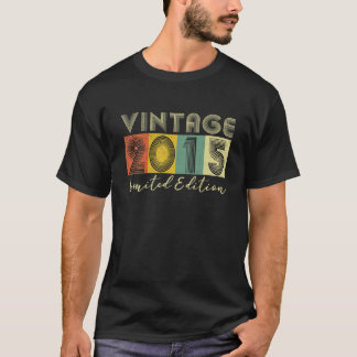 7 Jahre alte Geschenke Vintage 2015 Limited Editio T-Shirt