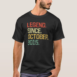 7 Jahre alte Jungs Mädchen Legend seit Oktober 201 T-Shirt